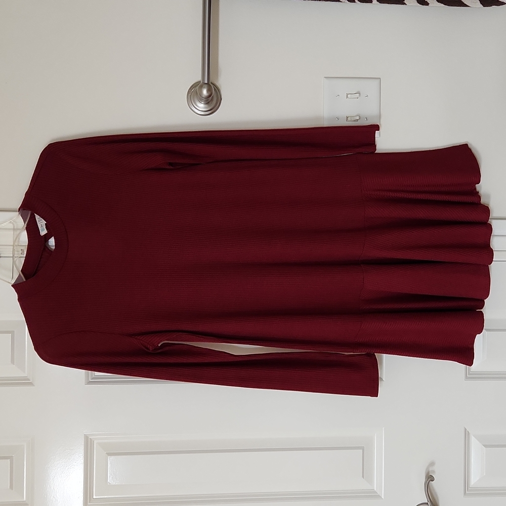 love FIRE dress, size Large, burgandy